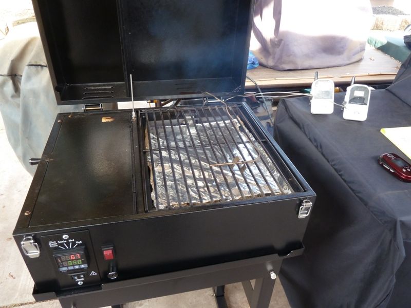 Traeger PTG modified with Auber SYL-2372 PID Controller - Smokin' Pete